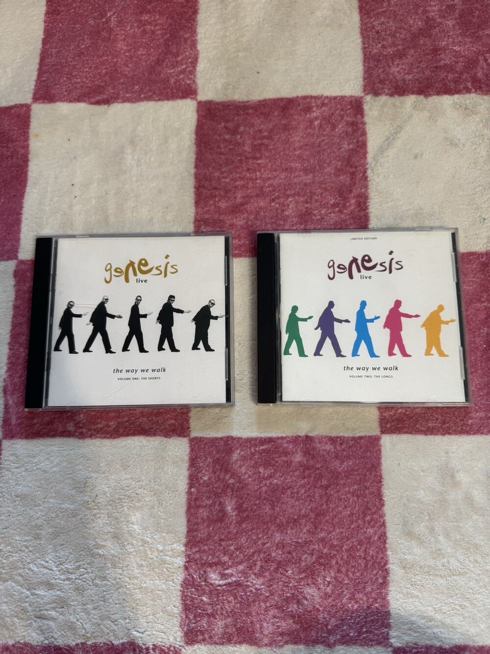 Lot of 2 Genesis CD live the way we walk 1993 vintage 90s music